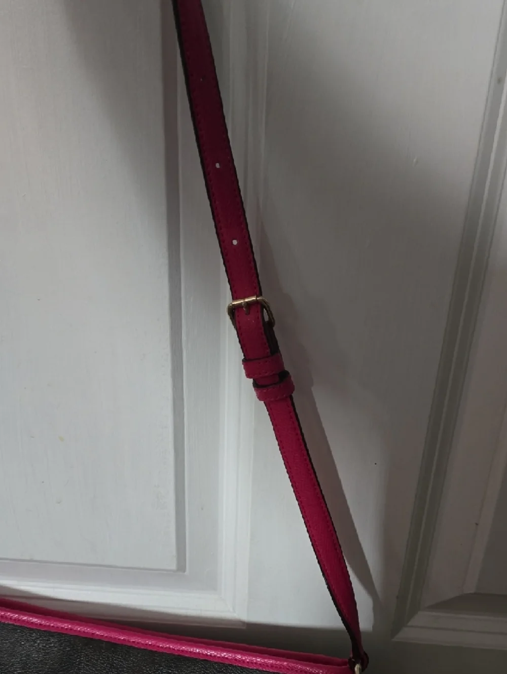 Coach Black Crossbody with Pink Trim Accent - Picture 6 of 6